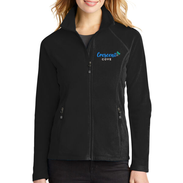Eddie Bauer Ladies Full-Zip Microfleece Jacket  - Embroidered Logo Thumbnail