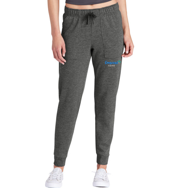 Sport-Tek ® Ladies PosiCharge ® Tri-Blend Wicking Fleece Jogger - Embroidered Logo Thumbnail
