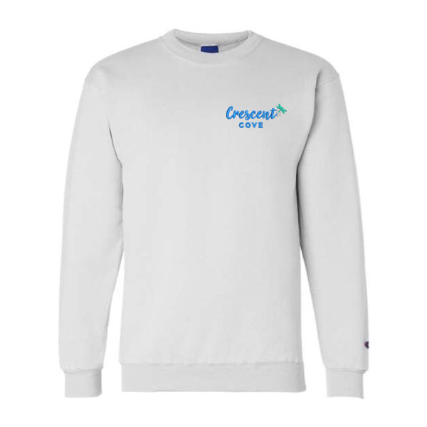 Champion Powerblend Crewneck Sweatshirt - Embroidered Logo Thumbnail