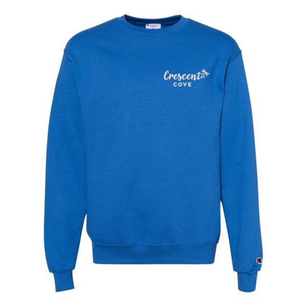 Champion Powerblend Crewneck Sweatshirt - Embroidered Logo Thumbnail