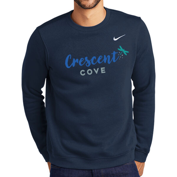 **CLOSEOUT ITEM** Club Fleece Crew - Printed Logo Thumbnail