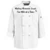 Eight Knot Button Chef Coat with Thermometer Pocket Thumbnail